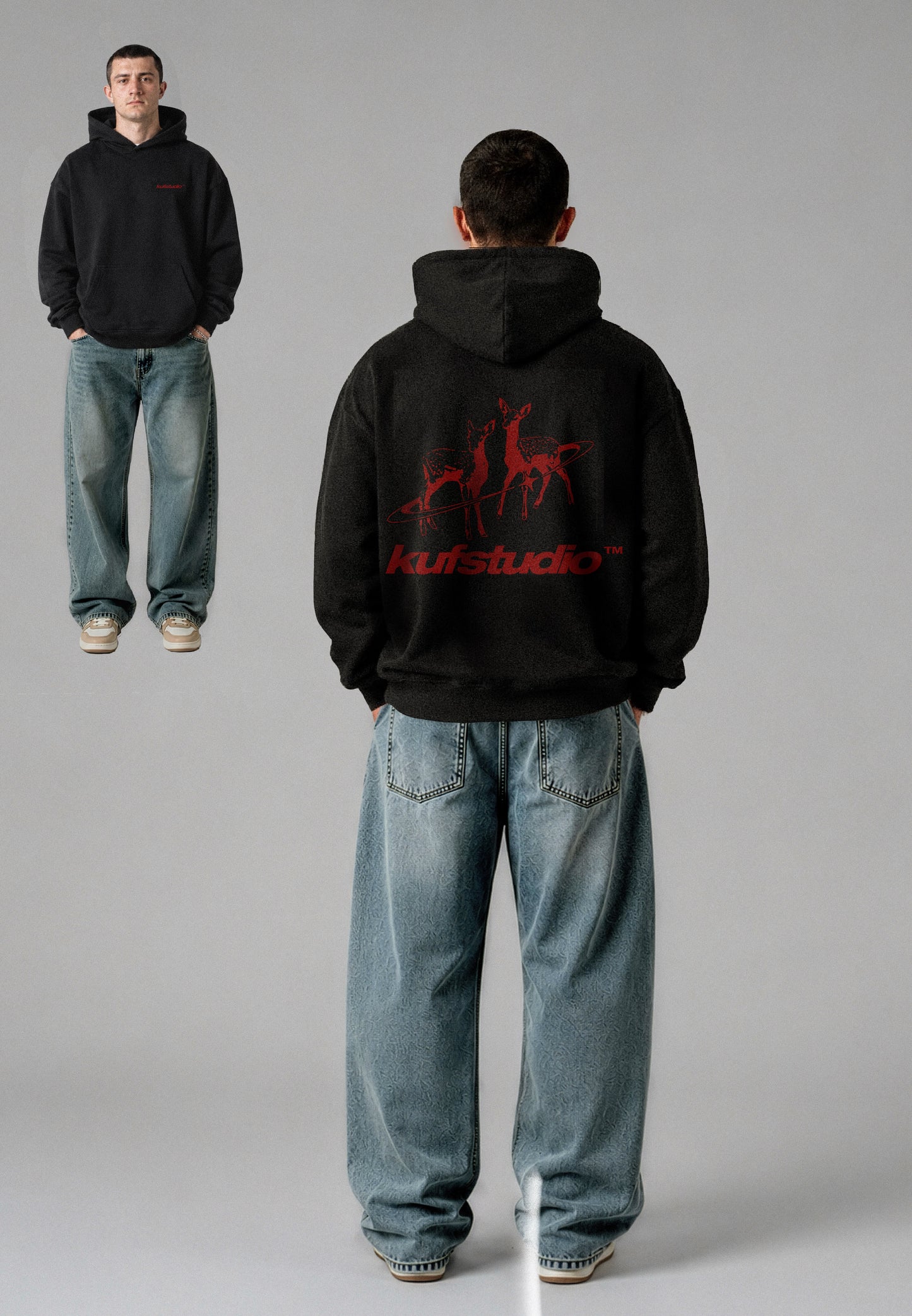 DEER BASIC HOODIE