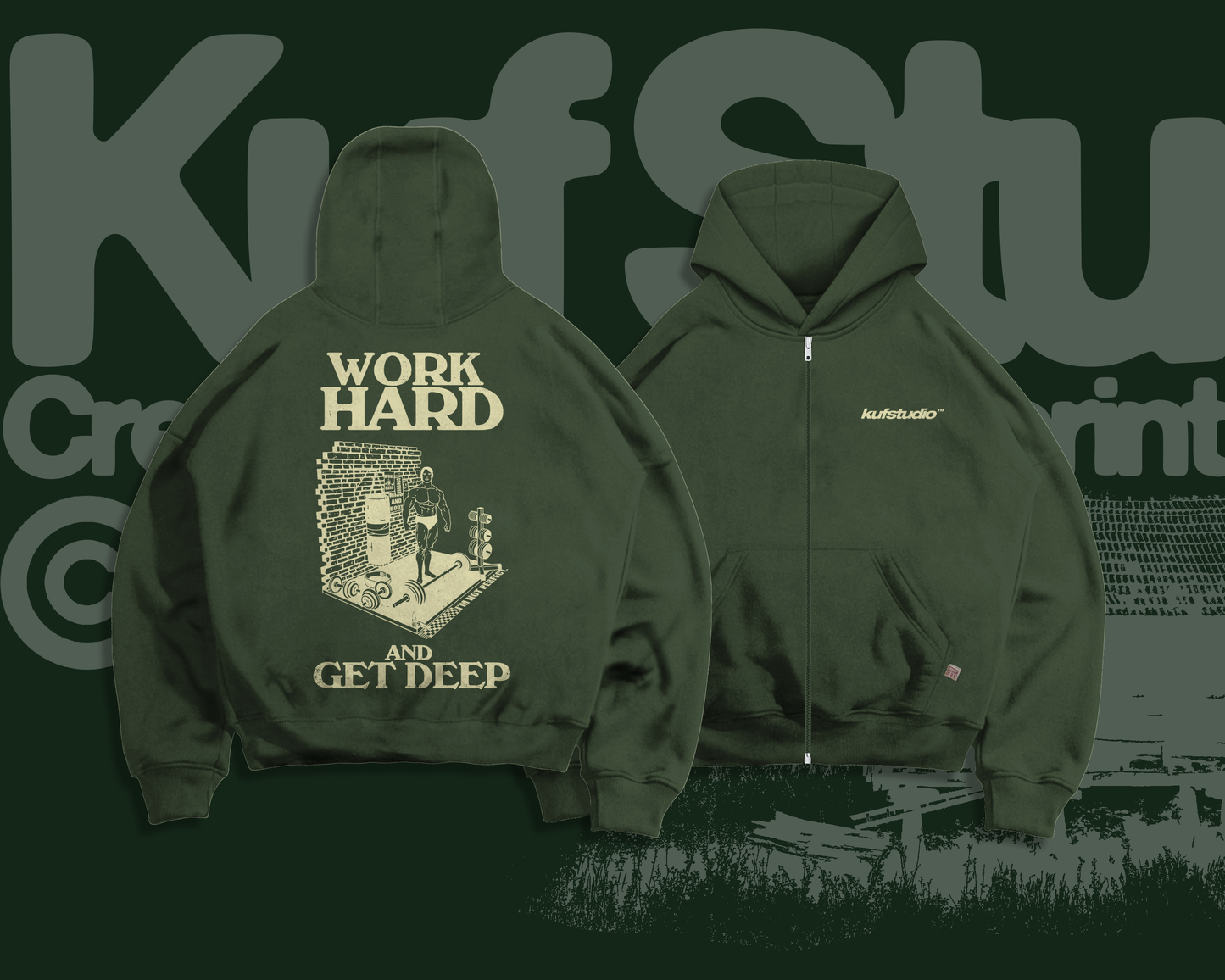 ARNOLD ZIP-UP HOODIE