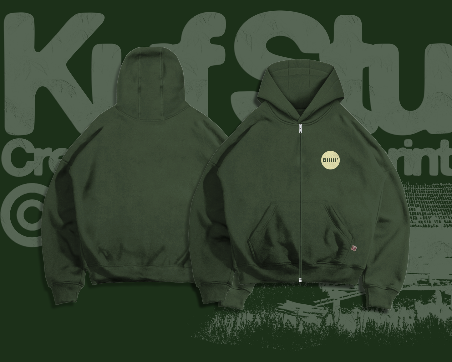 BASIC ZIP-UP HOODIE