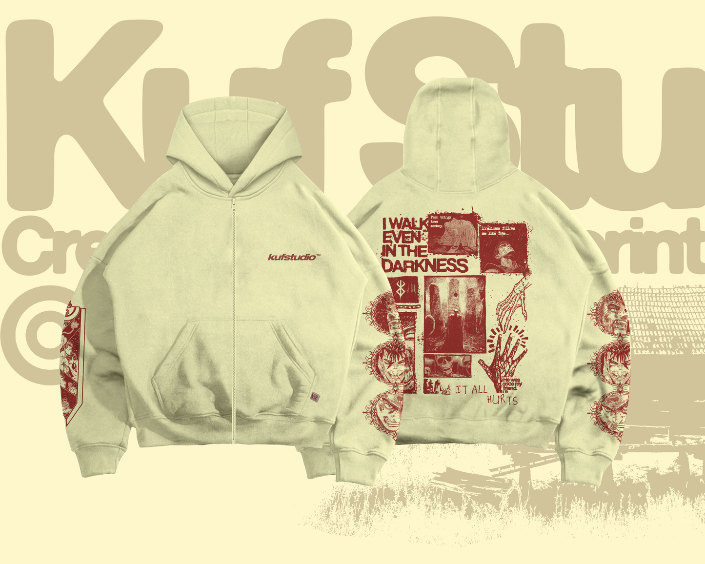 BERSERK ZIP-UP HOODIE