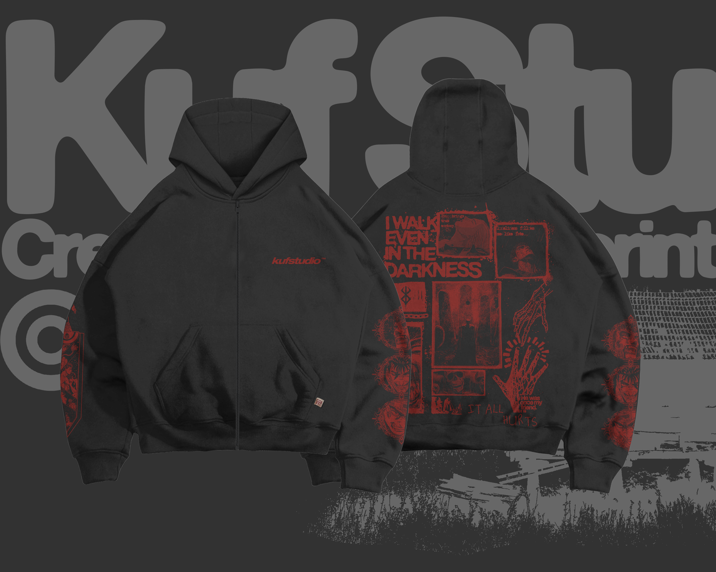 BERSERK ZIP-UP HOODIE