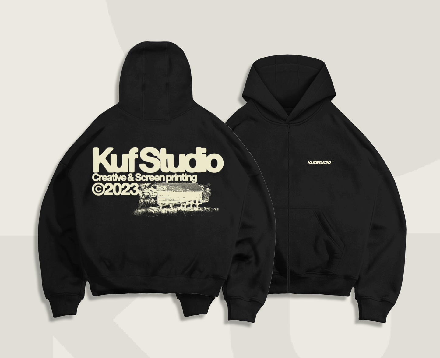 KUF STUDIO ZIP-UP HOODIE