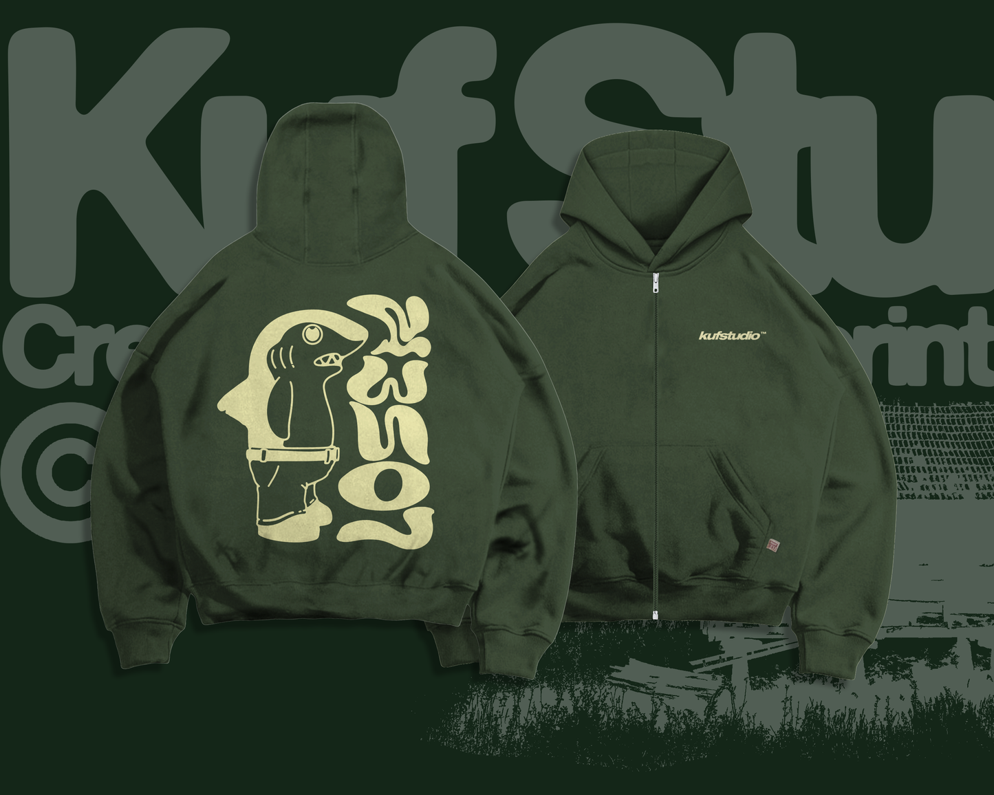LOSER ZIP-UP HOODIE