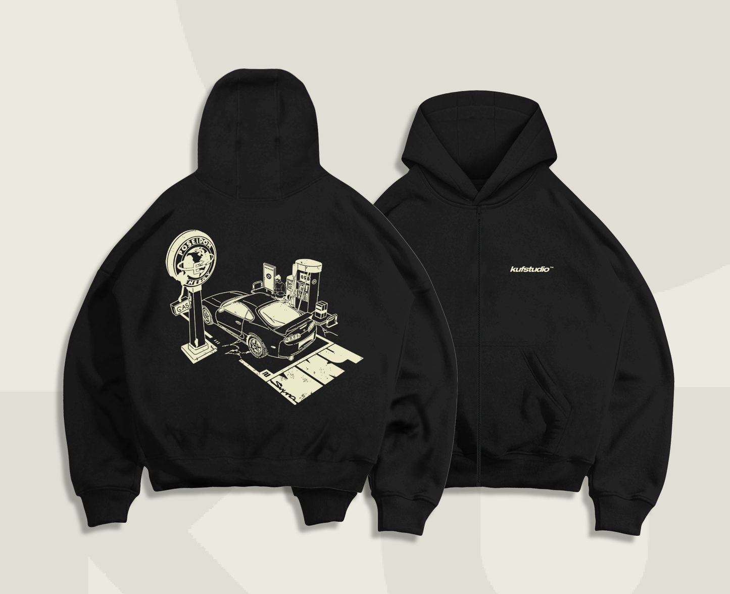 SUPRA MK4 911 ZIP-UP HOODIE