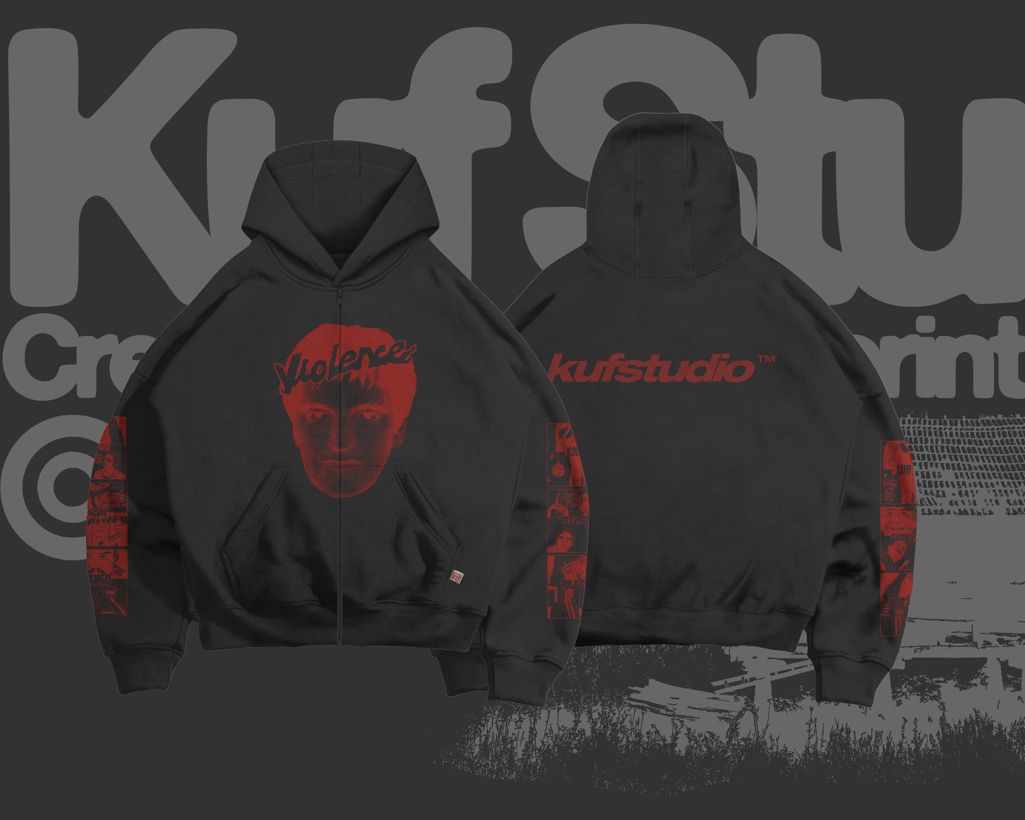 TARANTINO ZIP-UP HOODIE