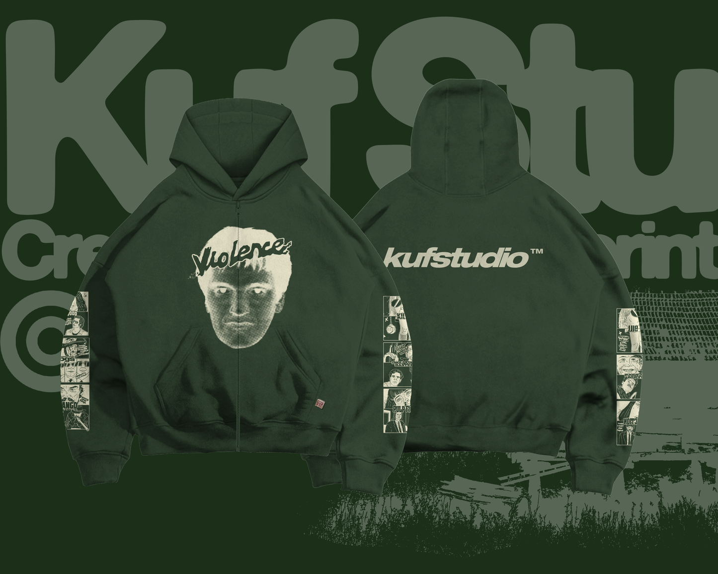 TARANTINO ZIP-UP HOODIE