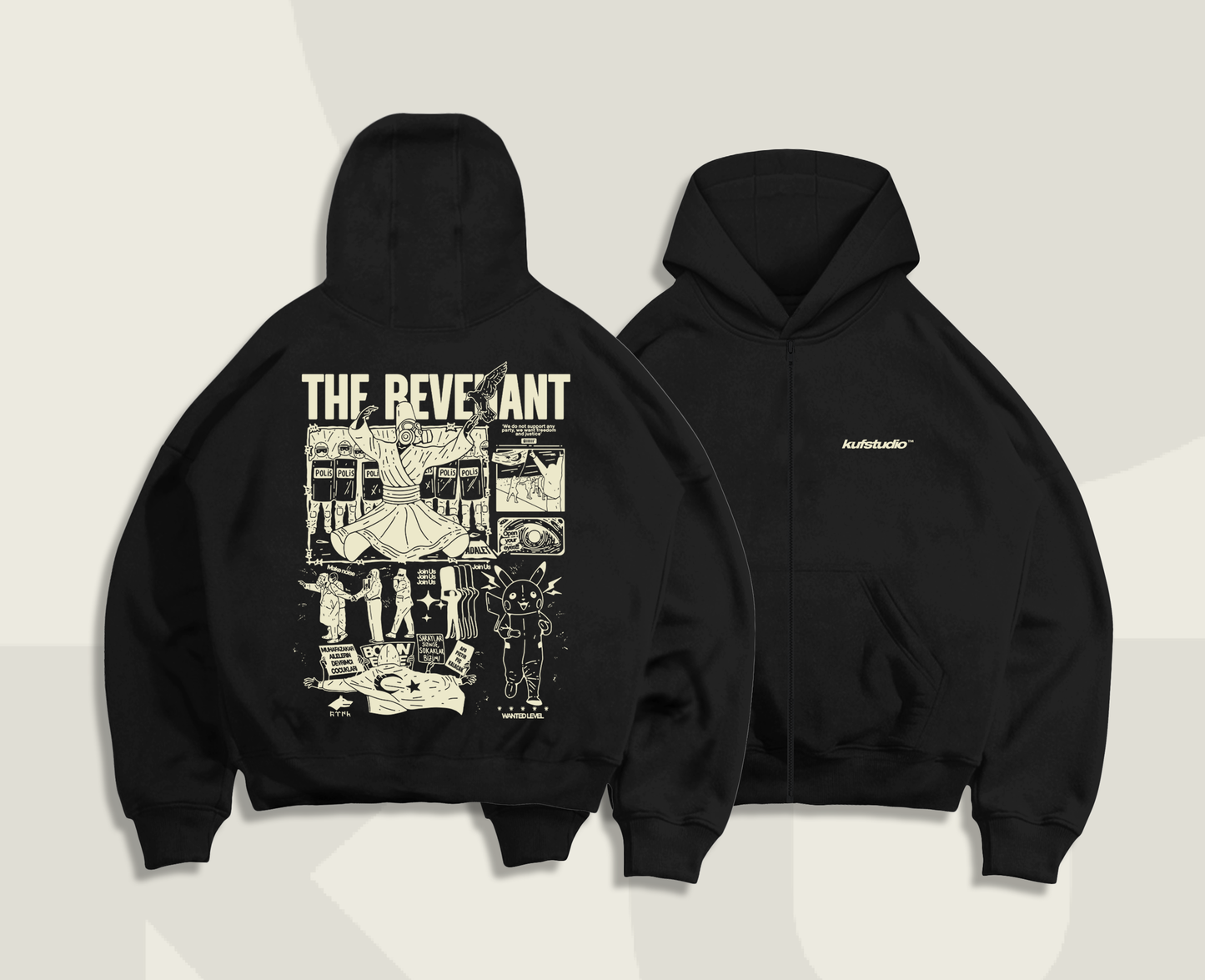 REVENANT ZIP-UP HOODIE