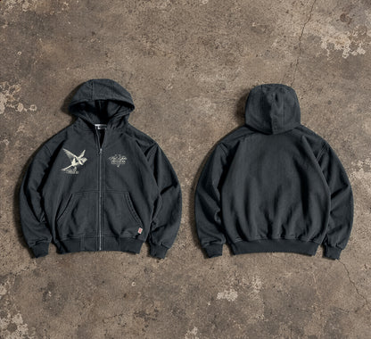 Swallow Period Unisex Fermuarlı Hoodie