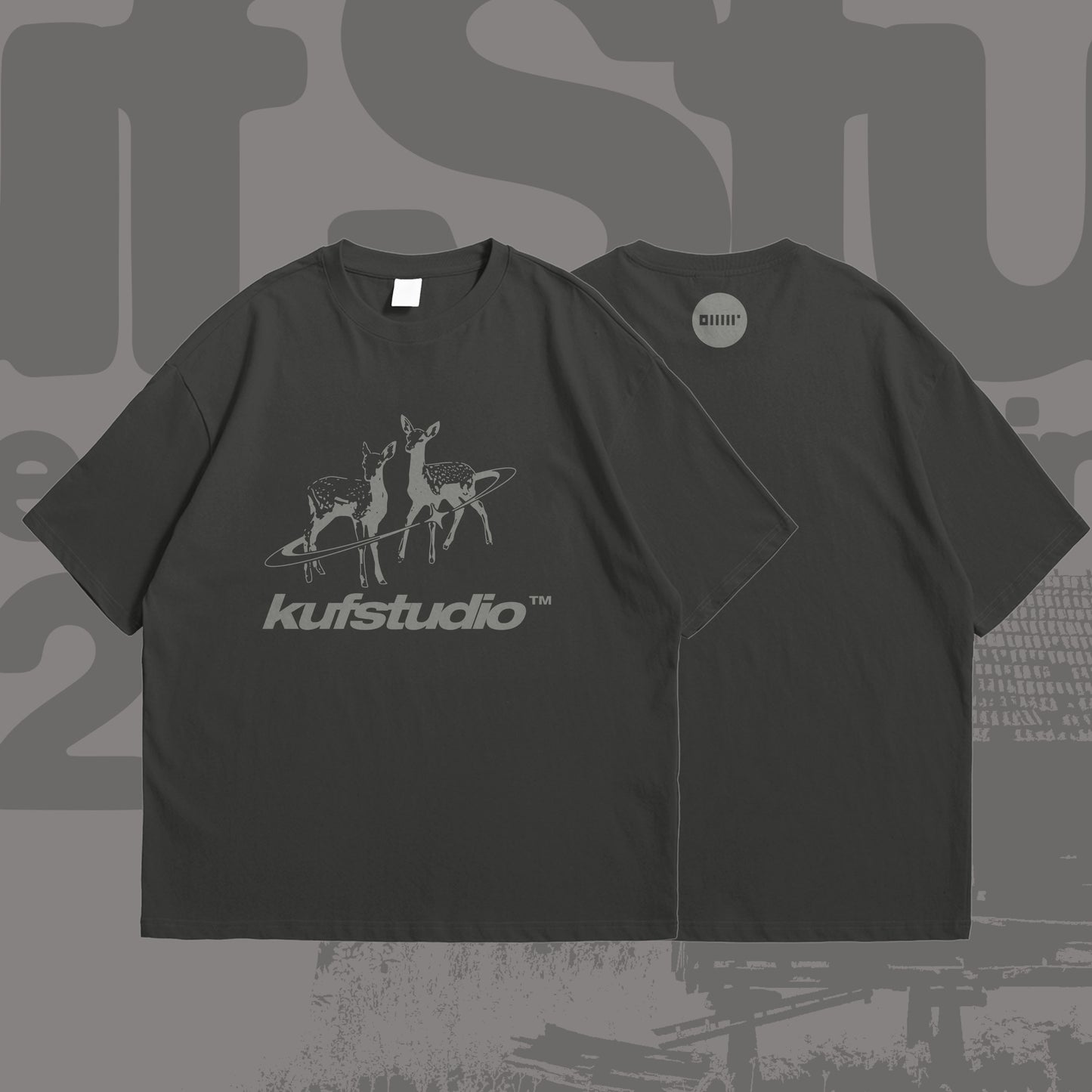 KUF STUDIO DEER BASIC T-SHIRT
