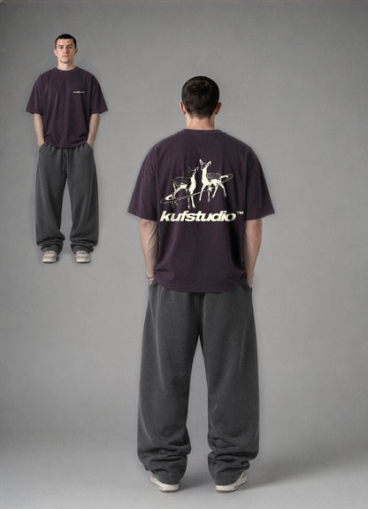 KUF STUDIO DEER BASIC T-SHIRT