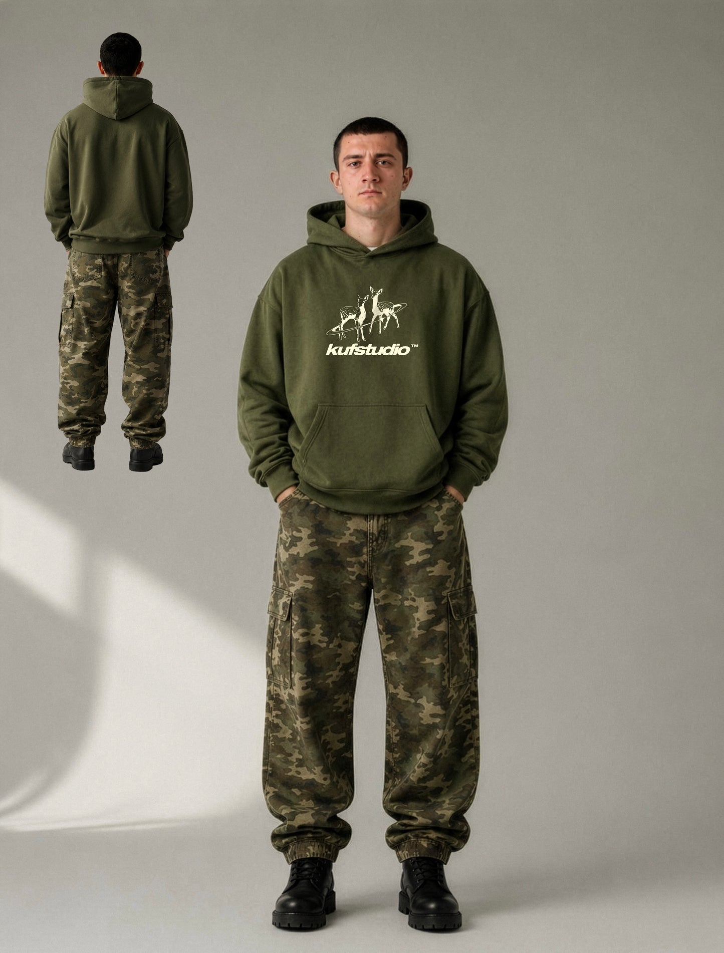 DEER BASIC HOODIE