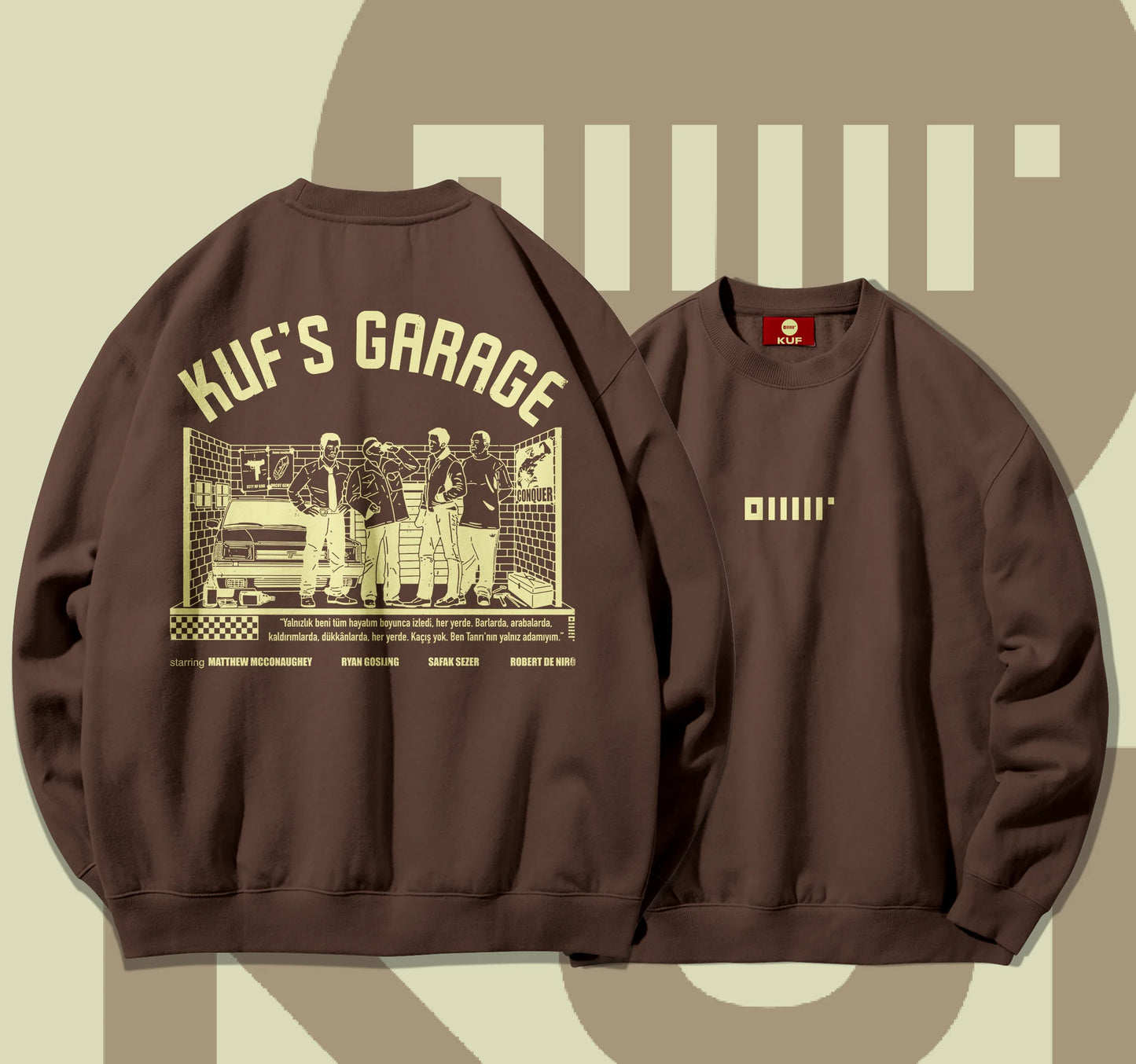 KUF'S GARAGE SWEATSHIRT