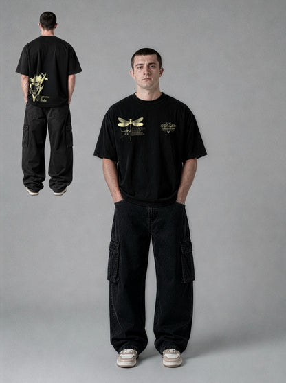 Dragonfly & Back To The Nature Unisex Pamuk Tişört