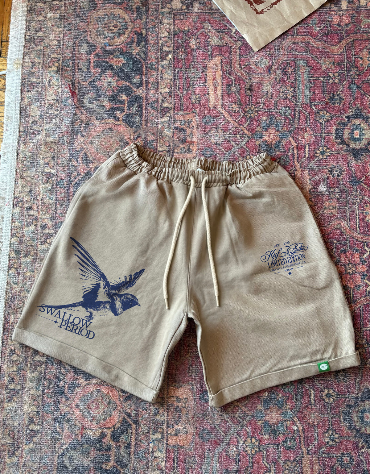 Swallow Period Oversize Şort
