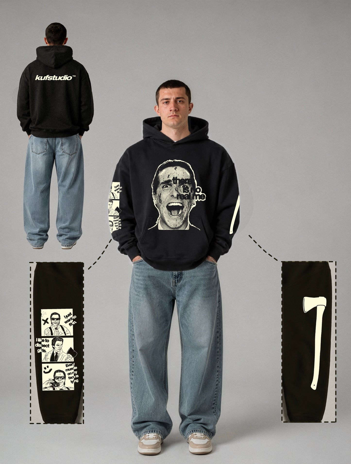 AMERİCAN PYSCHOS HOODIE