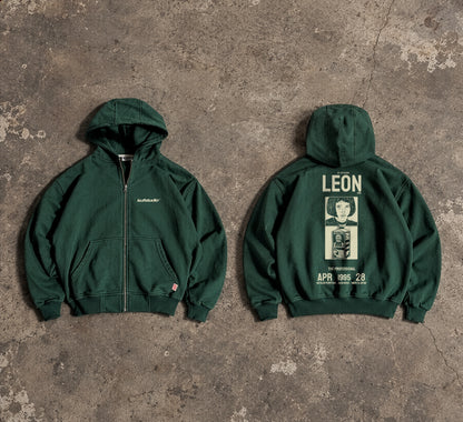 Leon The Professional Unisex Fermuarlı Hoodie
