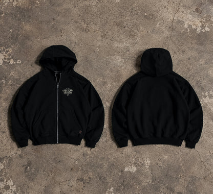 Limited Edition Logo Unisex Fermuarlı Hoodie