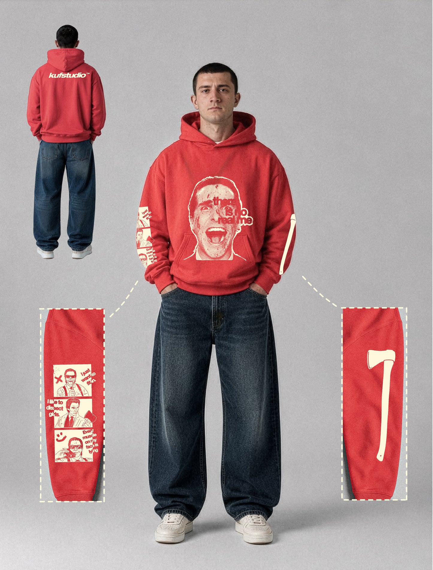AMERİCAN PYSCHOS HOODIE