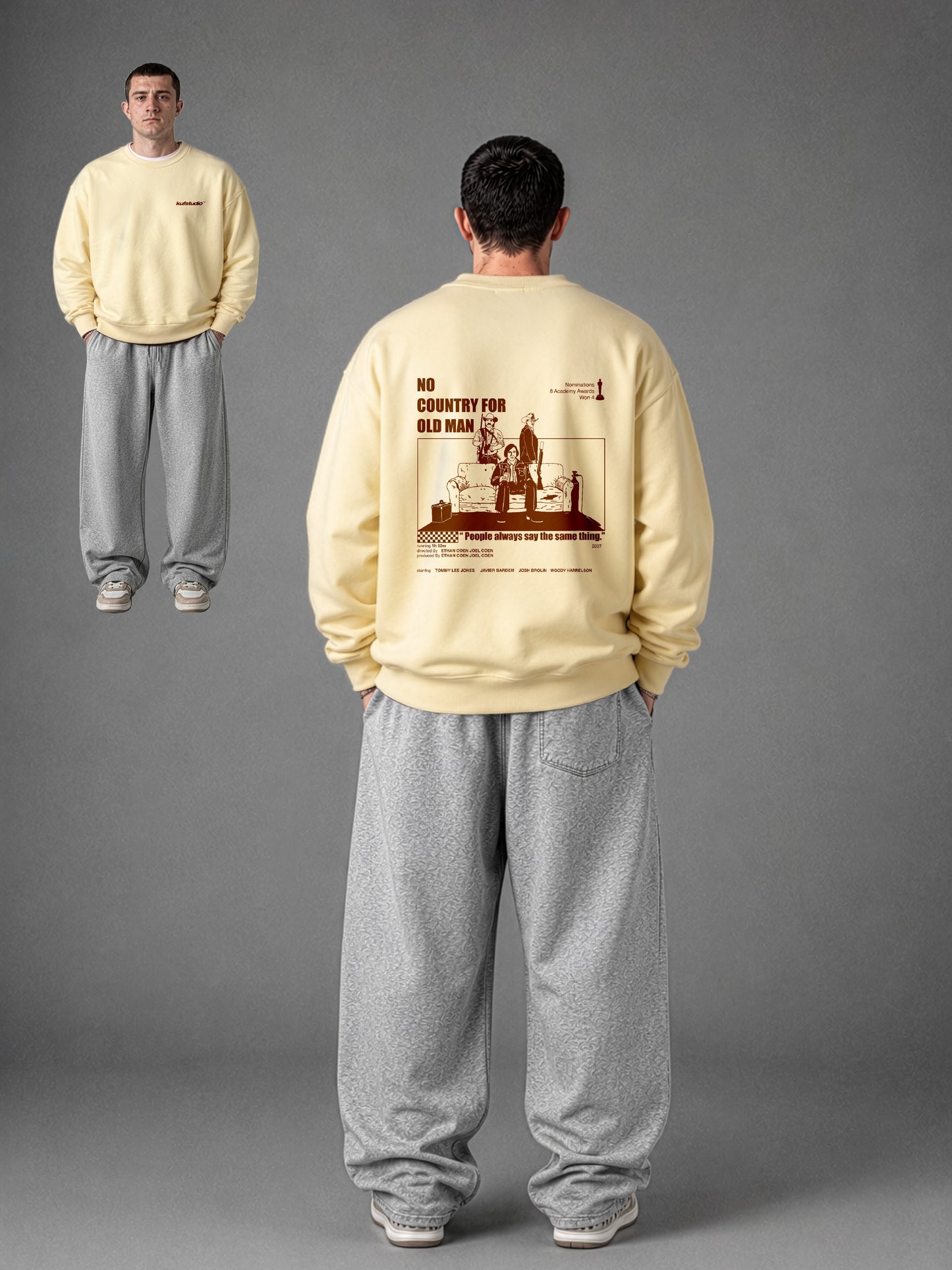 NO COUNTRY FOR OLD MEN SWEATSHIRT