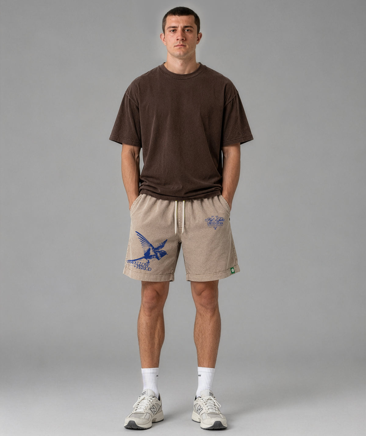 Swallow Period Oversize Şort