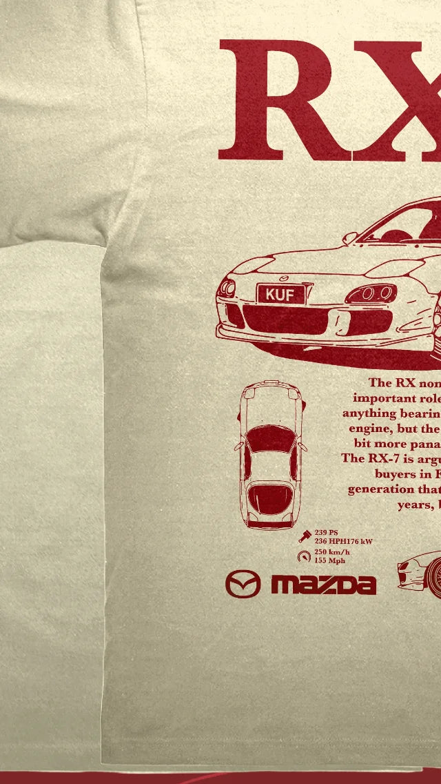 RX-7 T-SHIRT