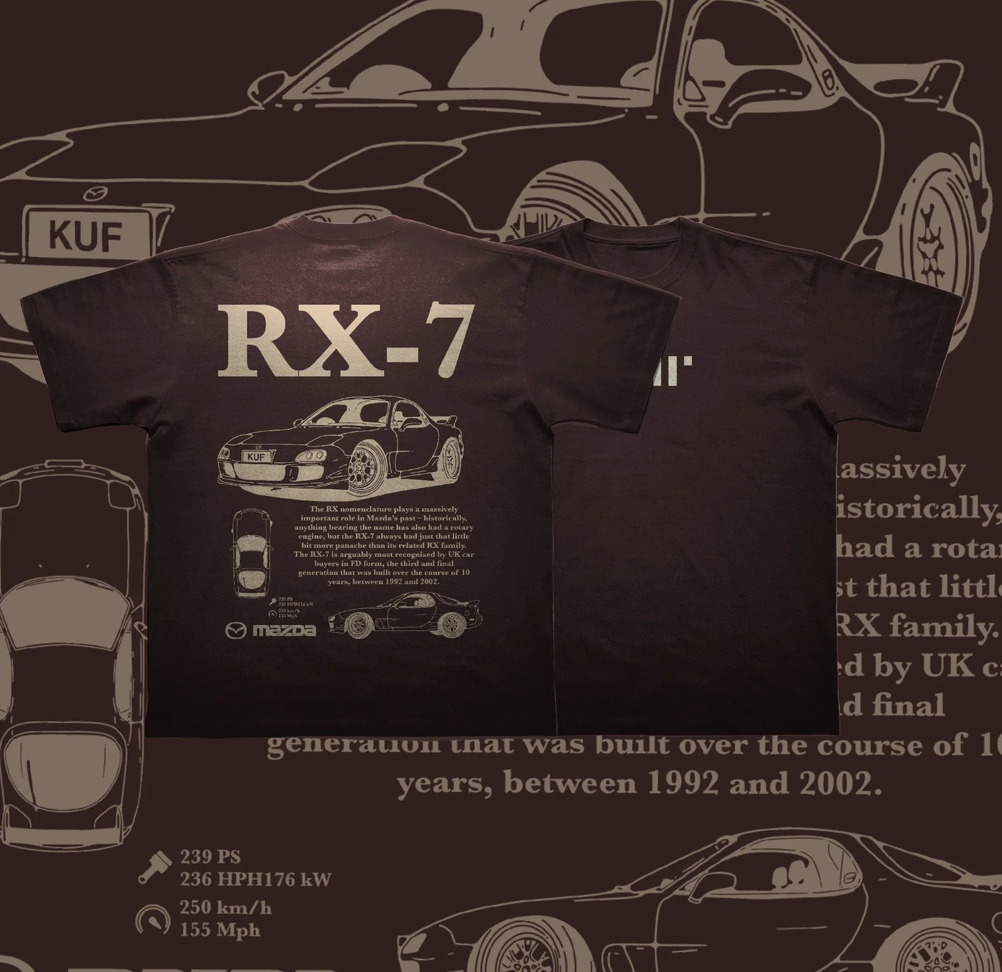RX-7 T-SHIRT