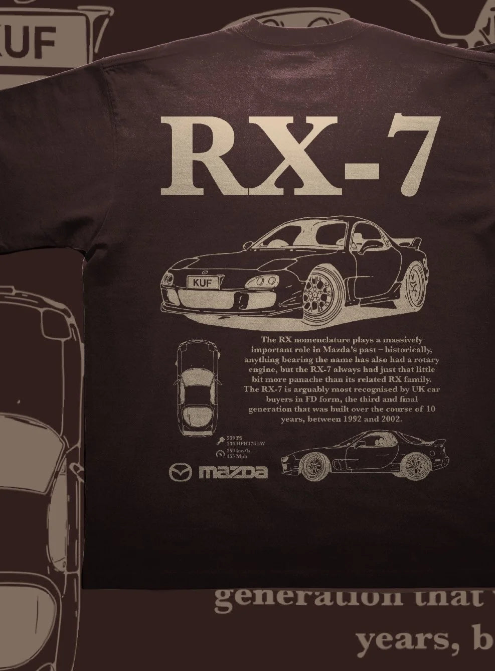 RX-7 T-SHIRT