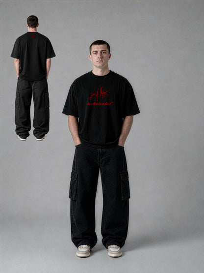 KUF STUDIO DEER BASIC T-SHIRT
