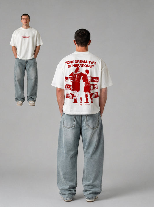 “ONE DREAM. TWO GENERATIONS.” T-SHIRT