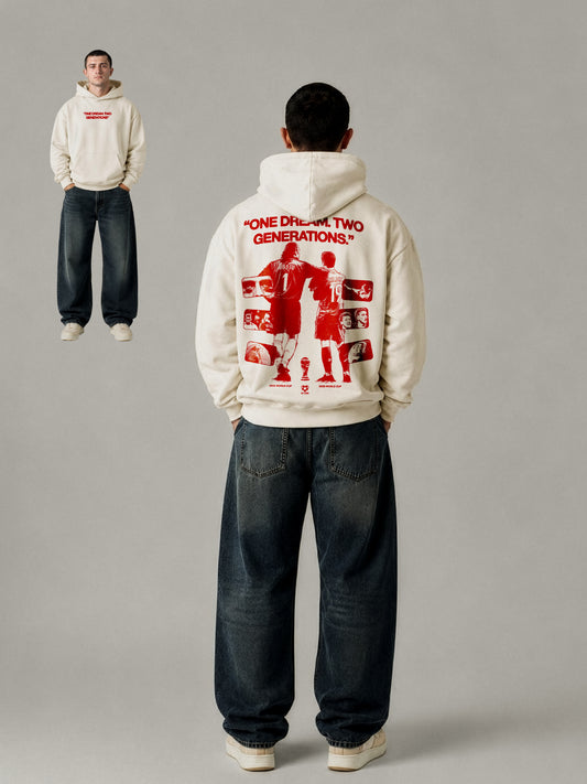 “ONE DREAM. TWO GENERATIONS.” HOODIE