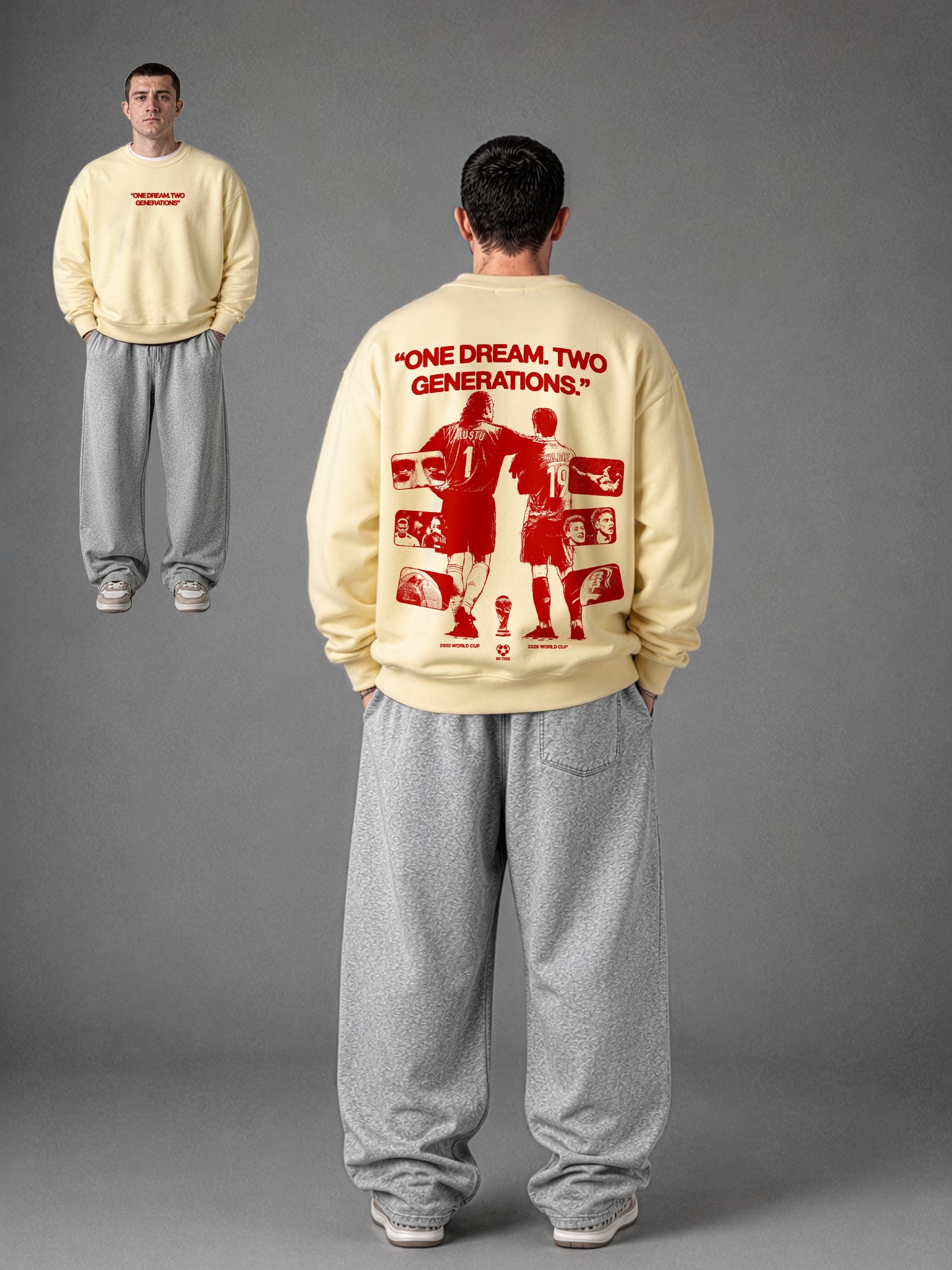 “ONE DREAM. TWO GENERATIONS.” SWEATSHIRT