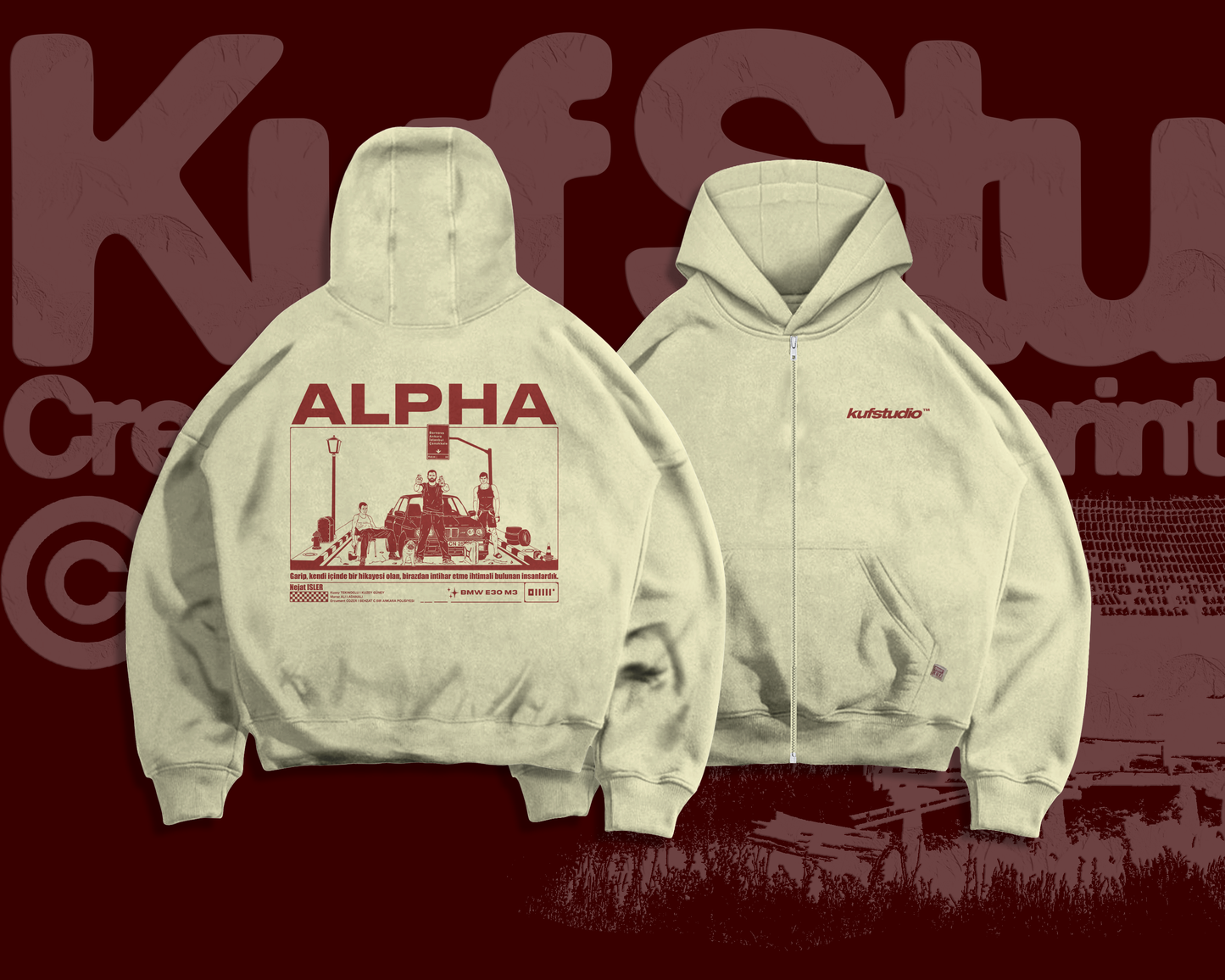 ALPHA ZIP-UP HOODIE