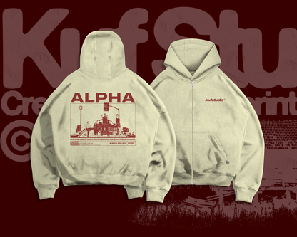 ALPHA ZIP-UP HOODIE
