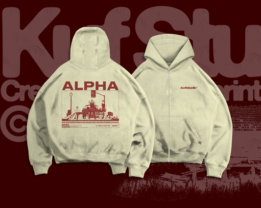 ALPHA ZIP-UP HOODIE