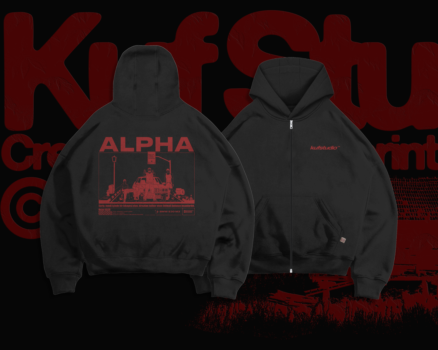 ALPHA ZIP-UP HOODIE