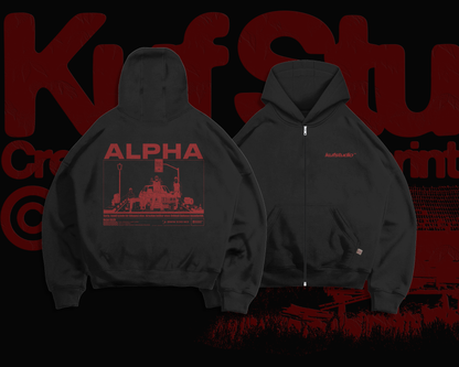 ALPHA ZIP-UP HOODIE