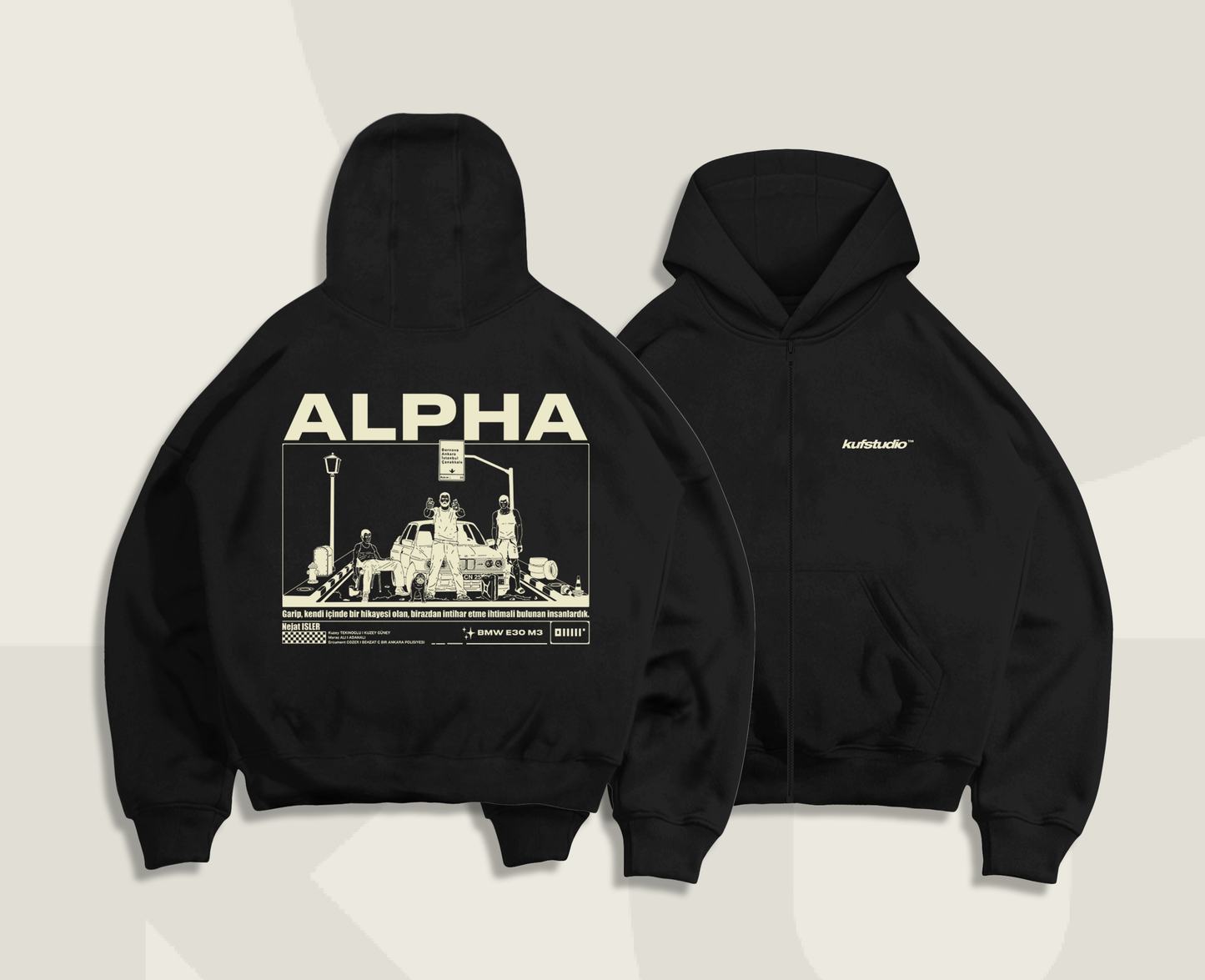 ALPHA ZIP-UP HOODIE
