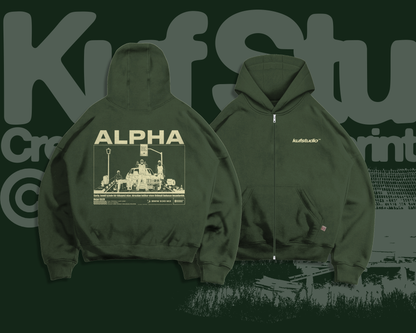 ALPHA ZIP-UP HOODIE