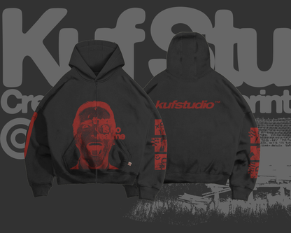 PATRICK BATEMAN ZIP-UP HOODIE