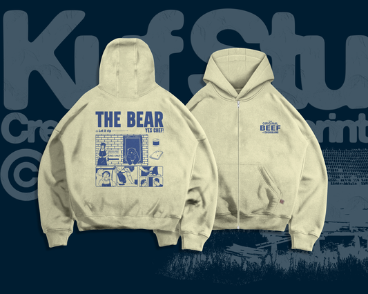 THE BEAR ZIP-UP HOODIE