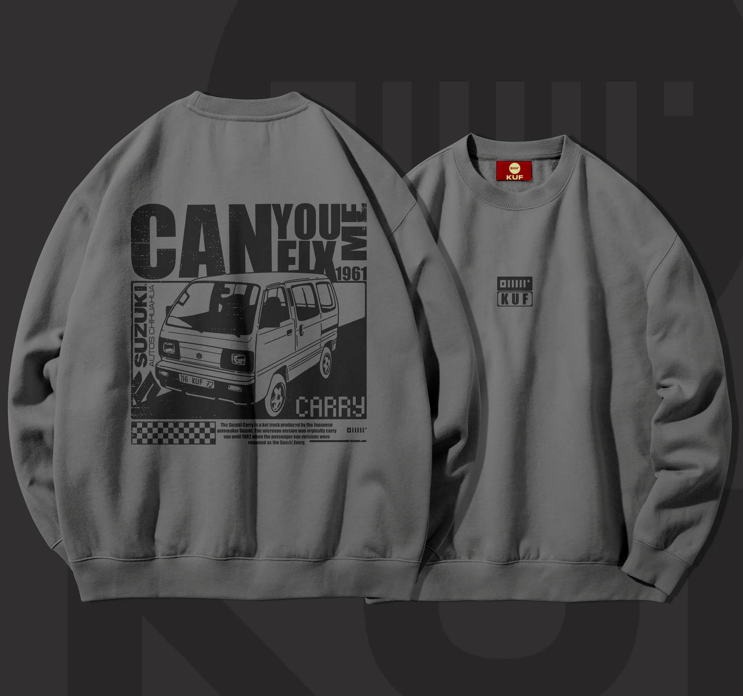 ÜZGÜN ARABA SWEATSHIRT