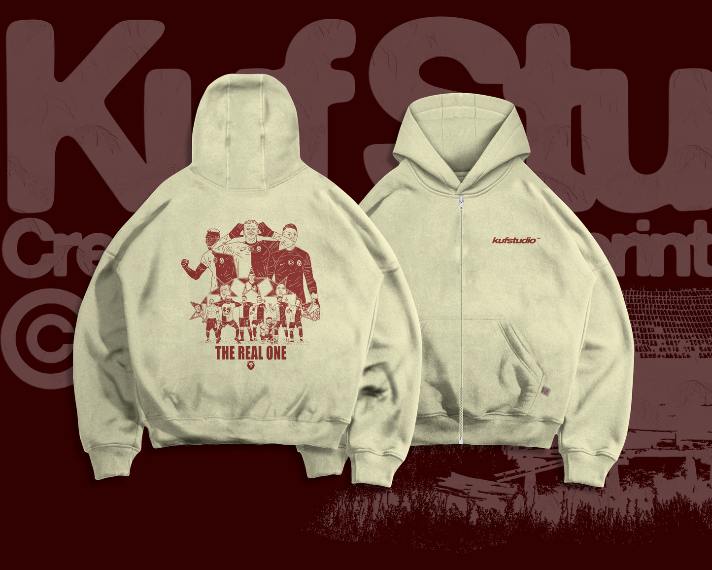 THE REAL ONE ZIP-UP HOODIE