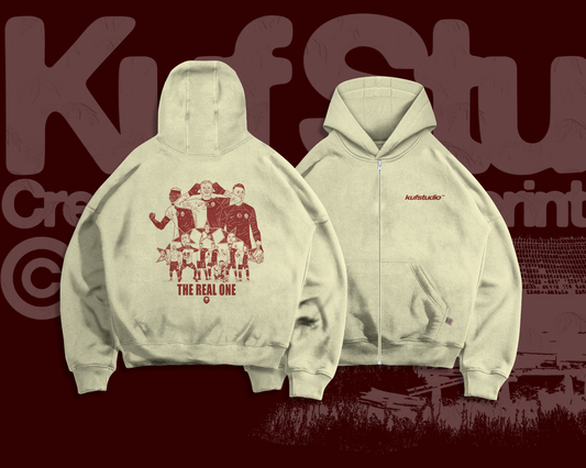 THE REAL ONE ZIP-UP HOODIE