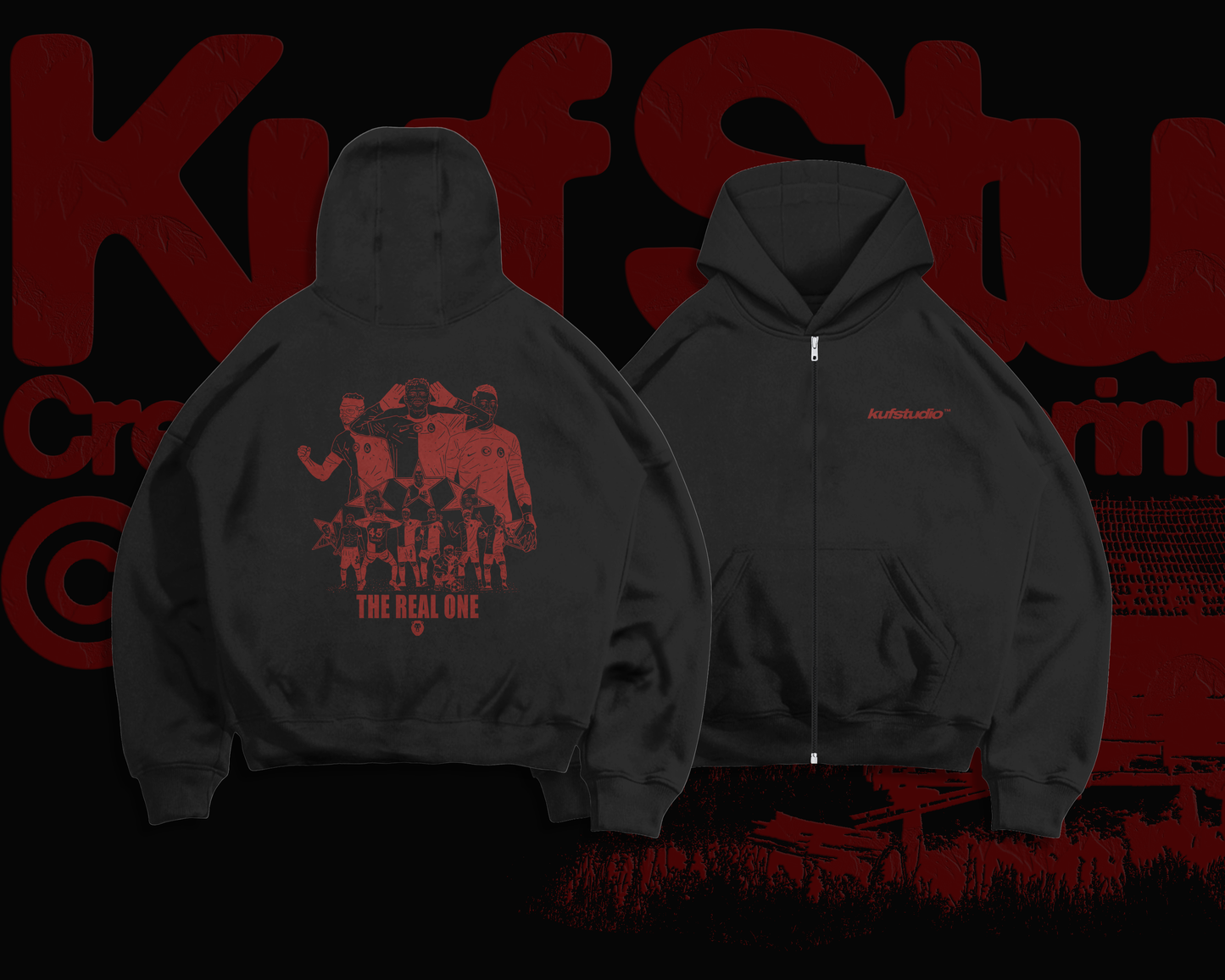 THE REAL ONE ZIP-UP HOODIE