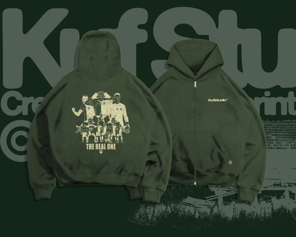 THE REAL ONE ZIP-UP HOODIE
