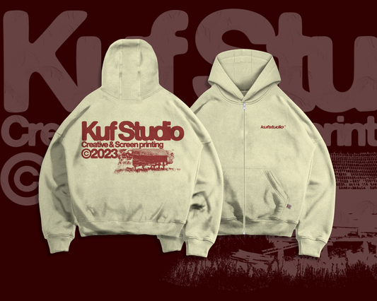 KUF STUDIO ZIP-UP HOODIE