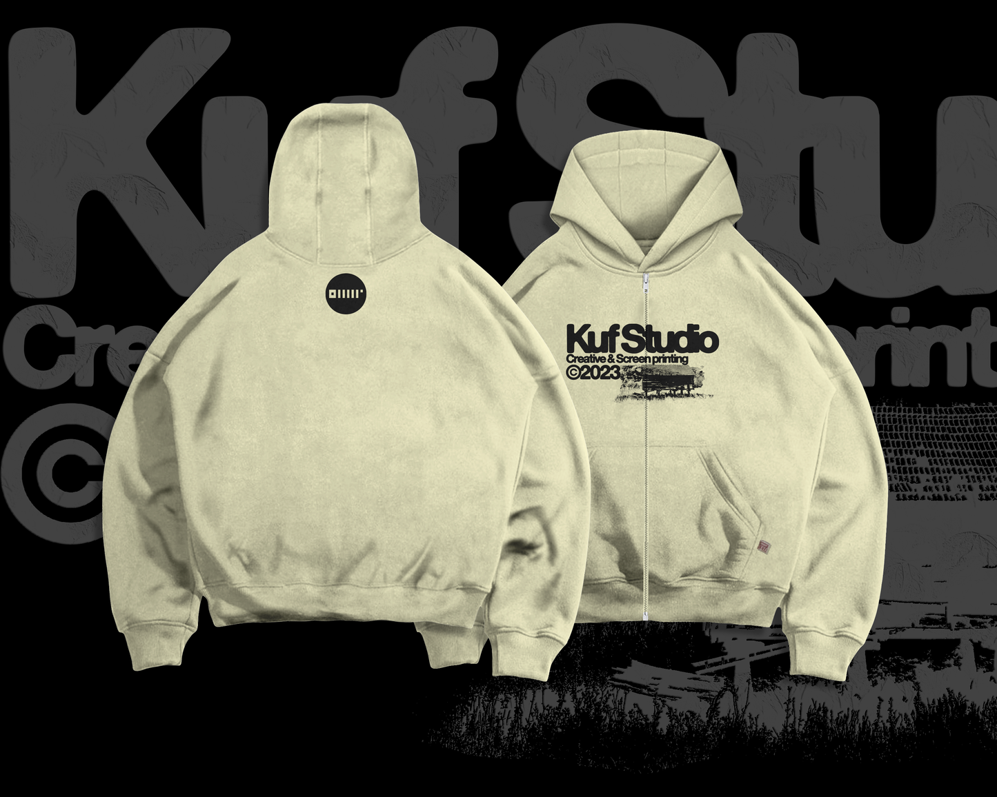 KUF STUDIO ZIP-UP HOODIE