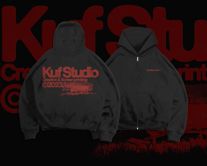 KUF STUDIO ZIP-UP HOODIE