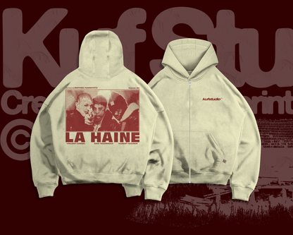 LA HAINE ZIP-UP HOODIE