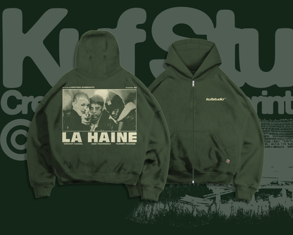 LA HAINE ZIP-UP HOODIE